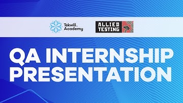 Prezentare internship QA - Allied Testing Moldova