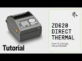 Zebra ZD620 Direct Thermal Printer: How To Change the Printhead
