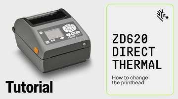 Zebra ZD620 Direct Thermal Printer: How To Change the Printhead