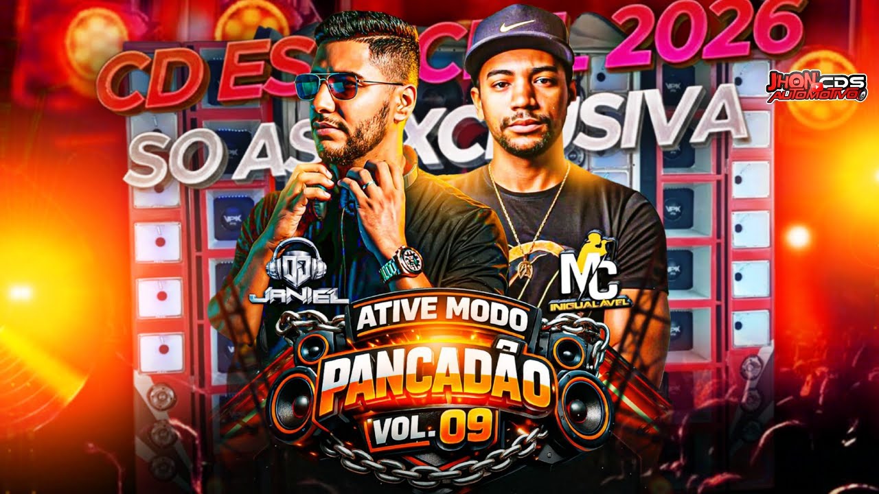 CD TIVE O MODO PANCADÃO VOLUME 09 2026  DJ JANIEL E MC INIGUALÁVEL 