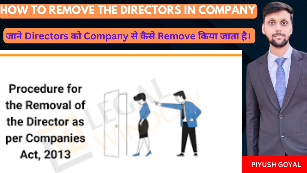 Removal of Directors || How to remove directors from company