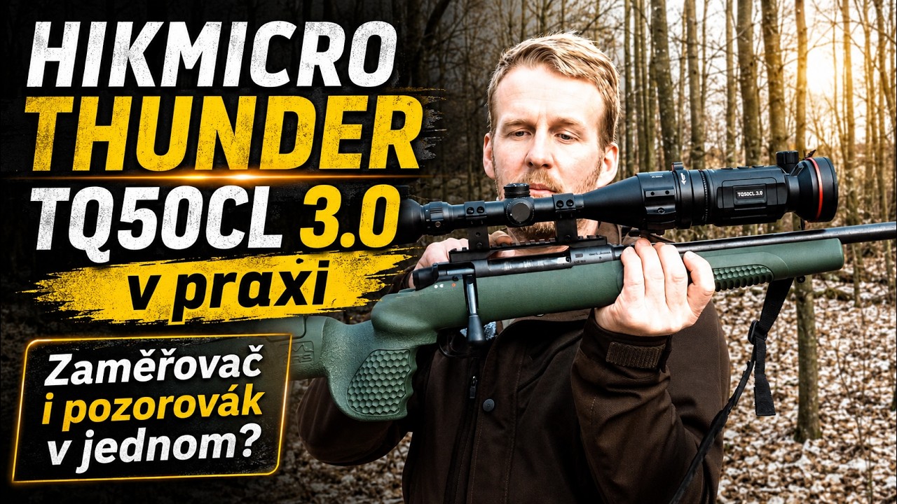 HIKMICRO THUNDER TQ50CL 3.0 v praxi. Poslouží jako zaměřovač i pozorovák v jednom?