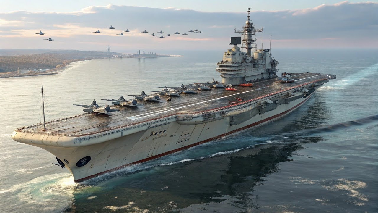 Мощь России на воде: секретный супер-авианосец! 🚢