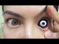 How to: Insert And Remove 24.0 mm Night Life Sclera Contact Lenses (Fxeyes)