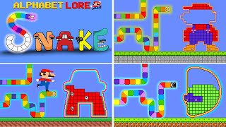 Мульт Numberblocks Snake vs Alphabet Lore videos COMPLETE EDITION GM Animation