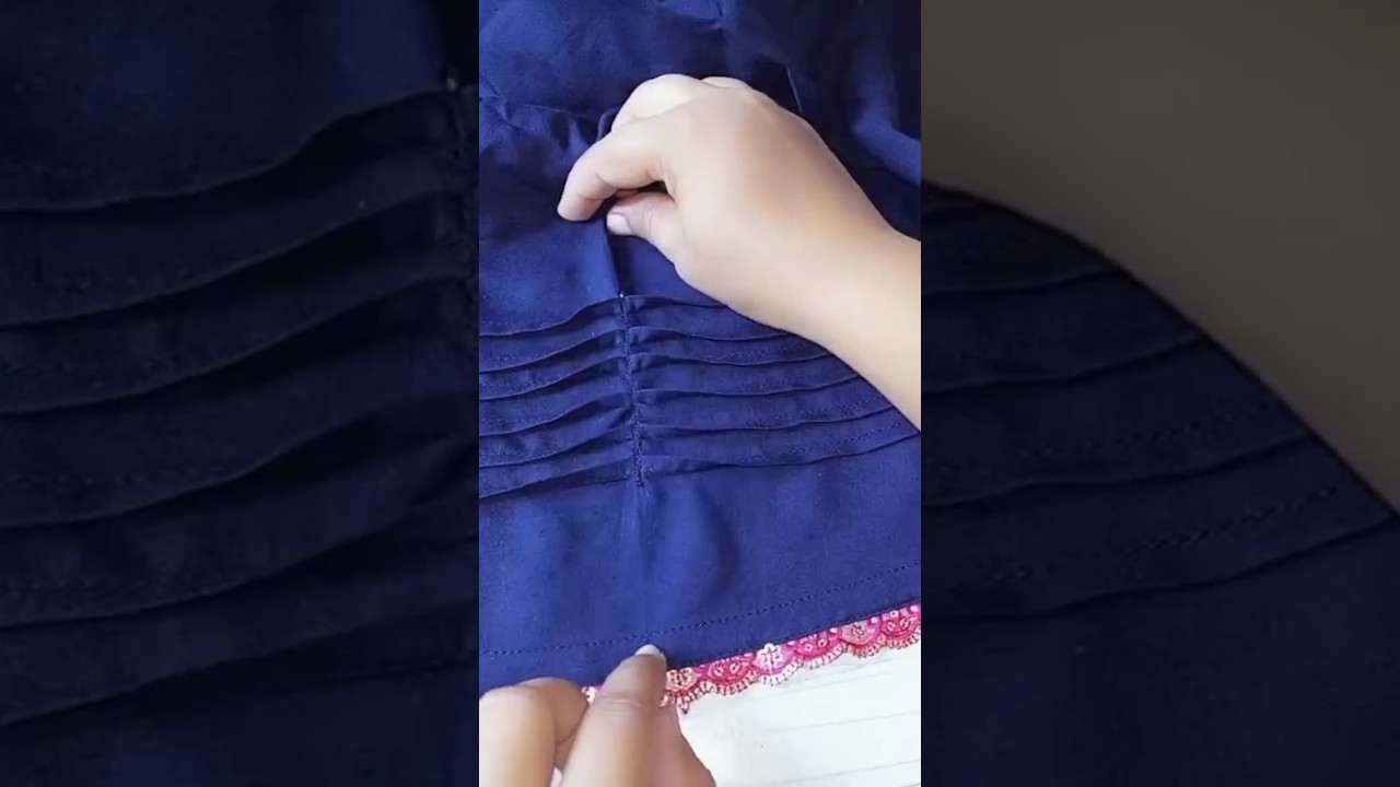 Latest and unique pintex trouser design 