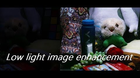 low Light Image Enhancement
