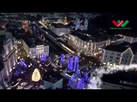 Festive December in Ljubljana , capital city of Slovenia