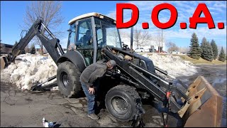 Bad Day for the Back hoe. * 5 Breakdowns in 7 miles *