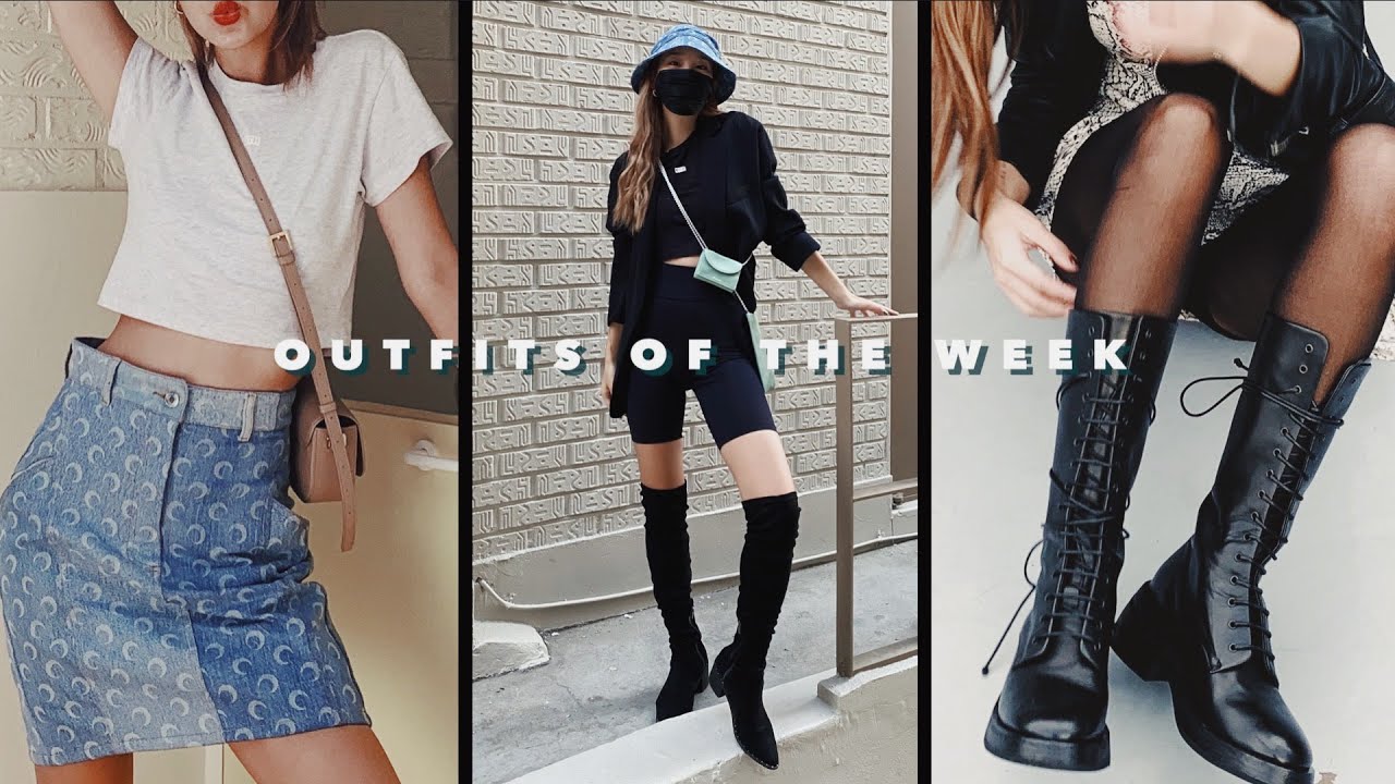 FALL OUTFITS OF THE WEEK • What I Wore Around Seoul, Korea 🍂 - YouTube