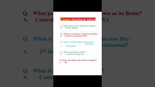 Top 5 Computer Questions and Answers !