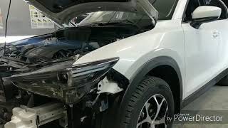 Оклейка передней части автомобиля антигравийной пленкой! Установка защитной сетки Мазда СХ5 Оклейка передней части автомобиля антигравийной пленкой! Установка защитной сетки Мазда СХ5