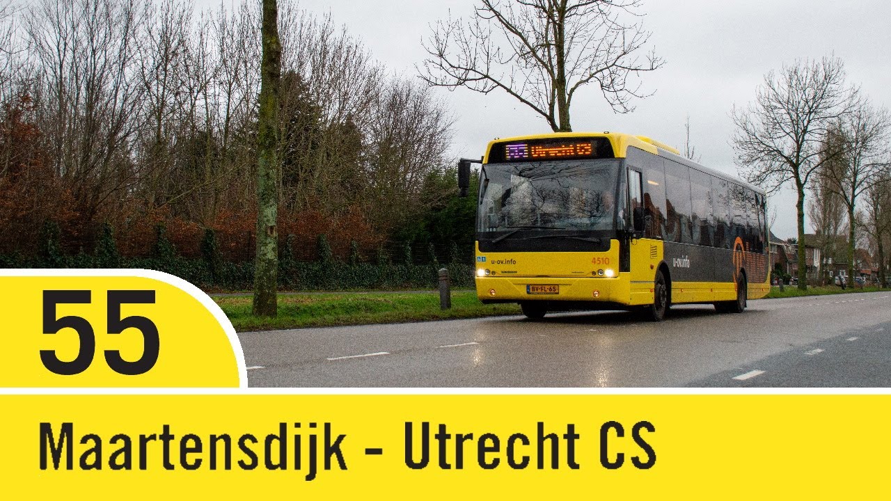 Bustraject | Lijn 55 | Maartensdijk - Utrecht CS