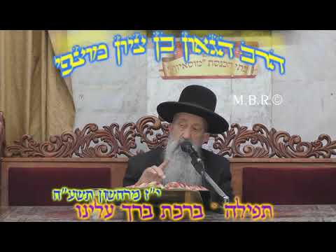 הרב בן ציון מוצפי • תפילת העמידה ביאור ברכת ברך עלינו מרחשון תשע''ח