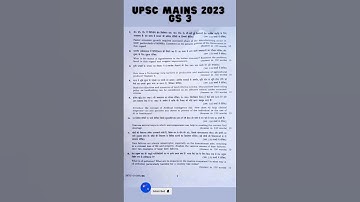 MAINS PAPER GS 3 2023 !! DAY 3 🍁 1st sitting 🍂 #mains #paper3 #ias #upsc !!!