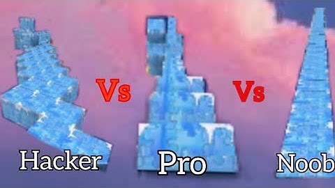 KHI NOOB VS PRO VS HACKER BẮC CẦU TRONG BEDWARS*CÁCH BẮC CẦU NÀO NHANH NHẤT ?