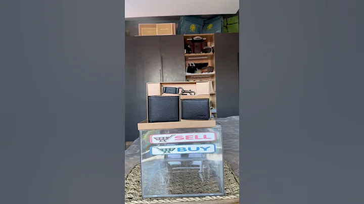 Coach boxed 3 in 1 wallet #coach #menswallet #giftset #fyp #reels #shorts #bifoldwallet #coachwallet