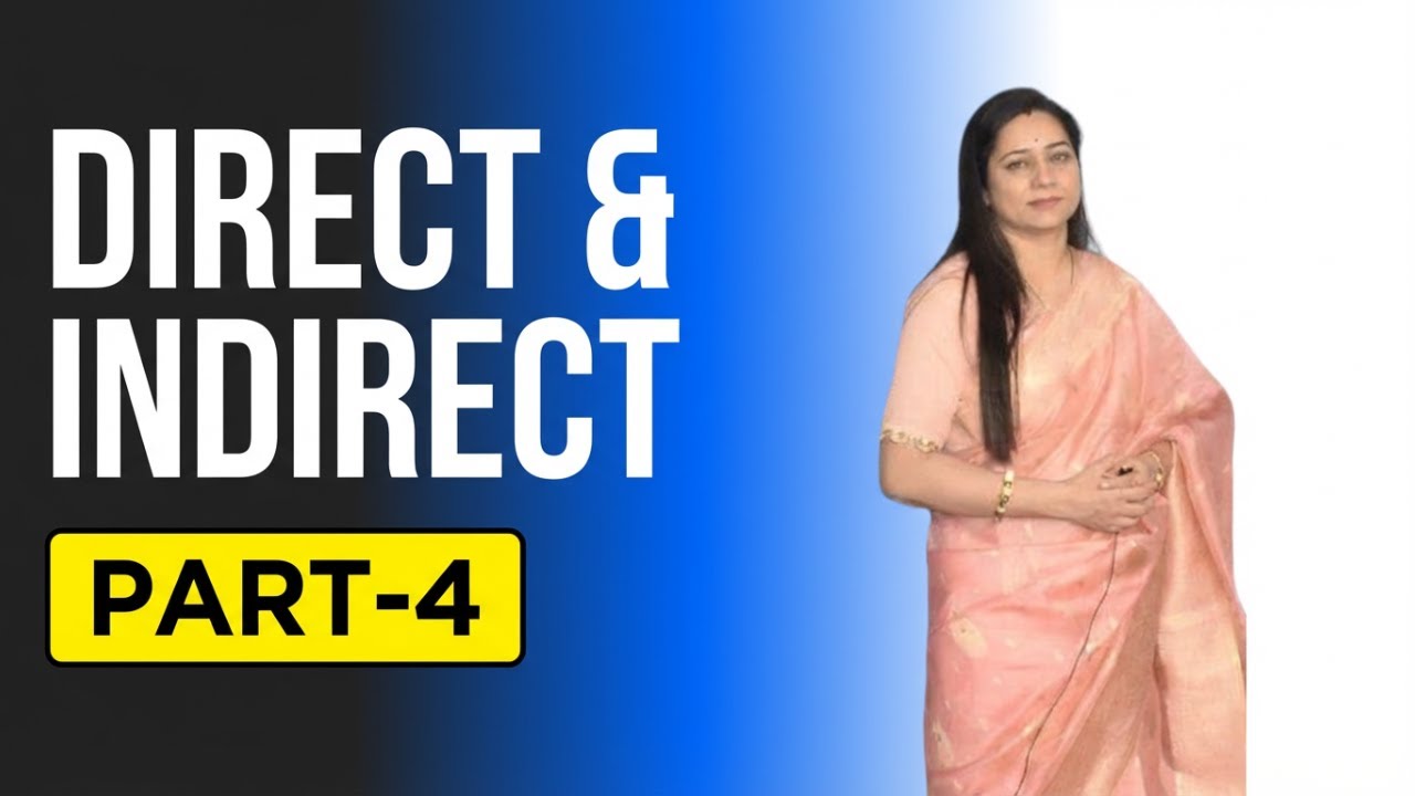 Direct & Indirect Speech | Part 4 | English Grammar for All Competitive Exams