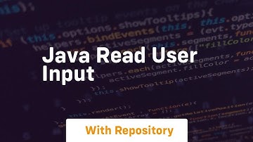 java read user input