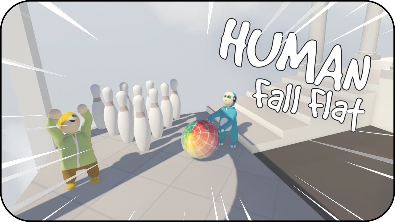 ⁣BEBE MILO de PLASTILINA JUEGA a los BOLOS CON VITA ? HUMAN FALL FLAT