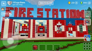 Block Craft 3D: Building Simulator Games For Free Gameplay#1268 (iOS & Android) | Fire 🔥 Station 🚒 screenshot 4