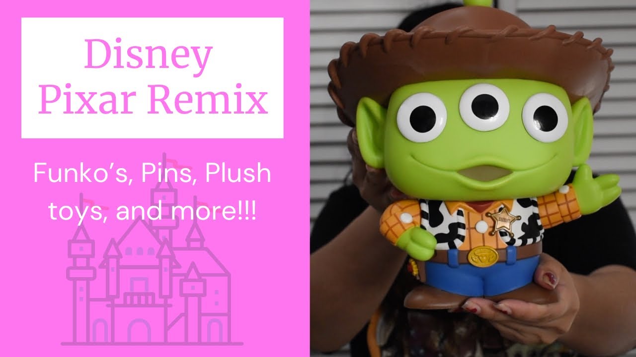 DISNEY PIXAR REMIX| FUNKO'S, PINS, PLUSH TOYS & MORE