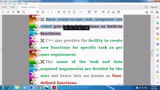 Types of Function, C++ Header File, and Standard Input/Output.