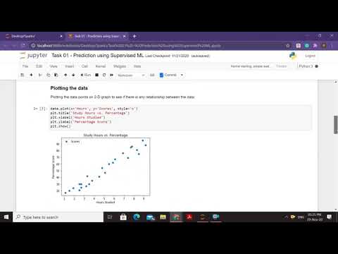 Task 01 - Prediction using Supervised ML