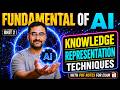 Knowledge Representation | Techniques | Unit 1 | AI | Btech | BSc | Diploma | Class 11 | UPSC | BCA