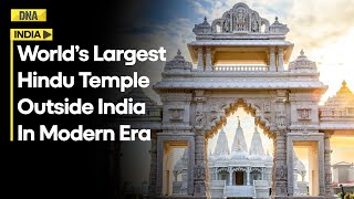 World's Largest Hand-Carved Hindu Temple To Open In New Jersey, USA; Watch Unseen Visuals