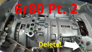 6r80 swap turbo foxbody mustang - pt. 2 inspect transmission & cooler bypass delete