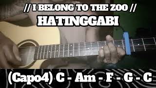 HATINGGABI // I BELONG TO THE ZOO // SIMPLE EASY INTRO TUTORIAL GUITAR CHORDS