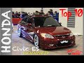 Top 10 Honda Civic ES Modified | 7th Generation | 2001-2005 | M Bros