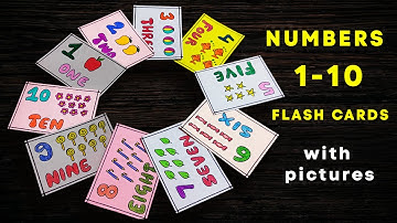 Numbers Flashcards | How to Make Flash card  | FlashCards | TLM