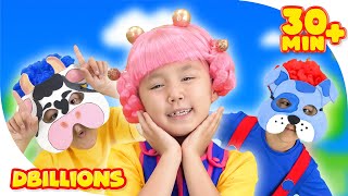 Download Lagu Animal Sounds with Mini DB | Mega Compilation | D Billions Kids Songs MP3