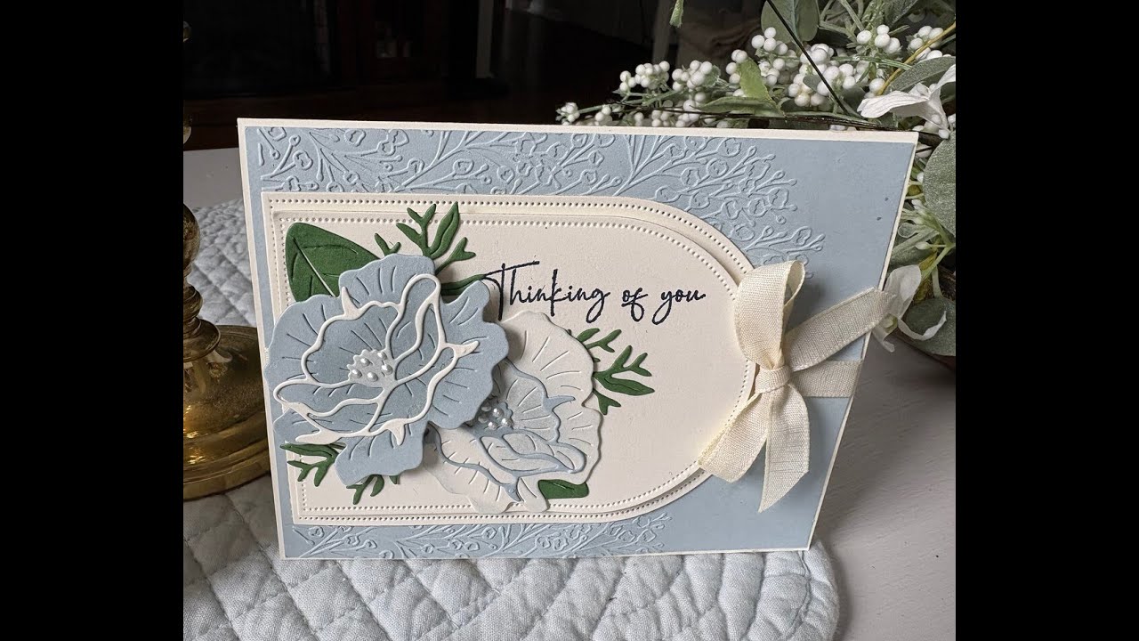 Let's Make An Elegant Thinking of You Card - YouTube