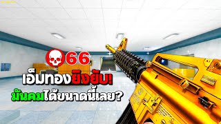 SF : เกินไป! M4 ทองสองเกมยิงยับ 66 Kills | GOLD M4A1