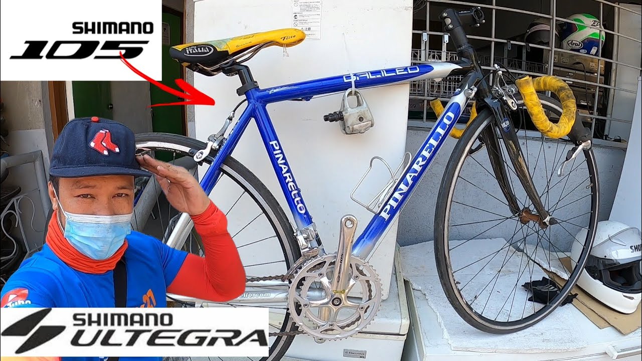 PINARELLO SA JAPAN SURPLUS GRABE NAKA 105 GROUPSET! PEUGEOT ROAD BIKE ULTEGRA STRAIGHT GROUPSET WOW!