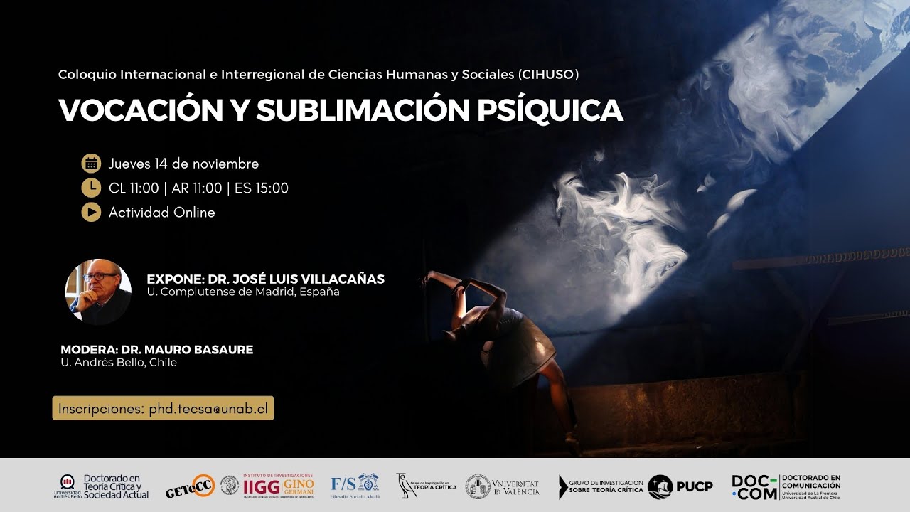 Coloquio CIHUSO - José Luis Villacañas / U. Complutense de Madrid, España