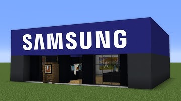 How to Build a Samsung Store in Minecraft | Step-by-Step Tutorial