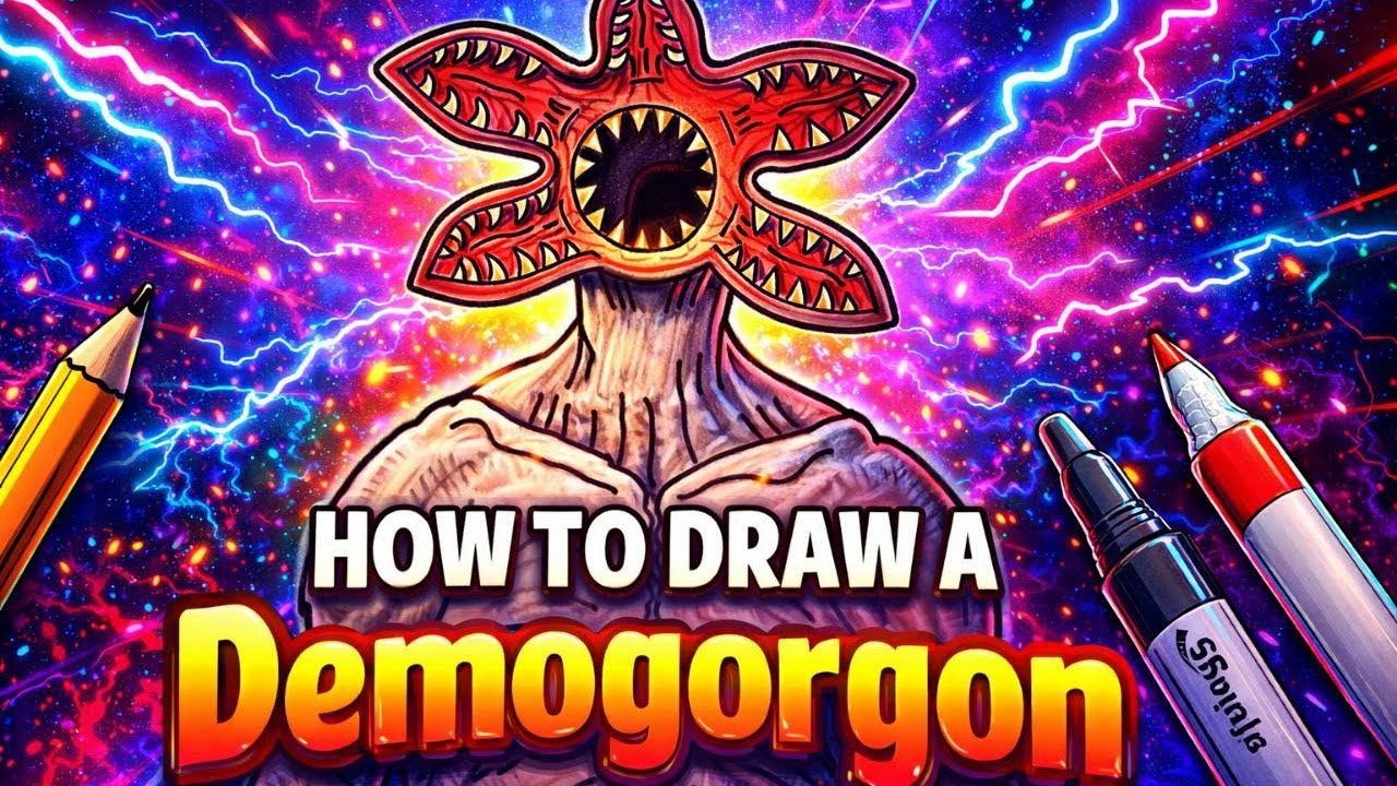 This Demogorgon Drawing Took HOURS - Watch Till the End 