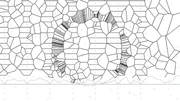 Voronoi mesh with Fortune