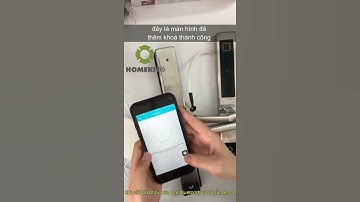 Homekit - Cách kết nối app điện thoại với khoá AB-13D app TTLock