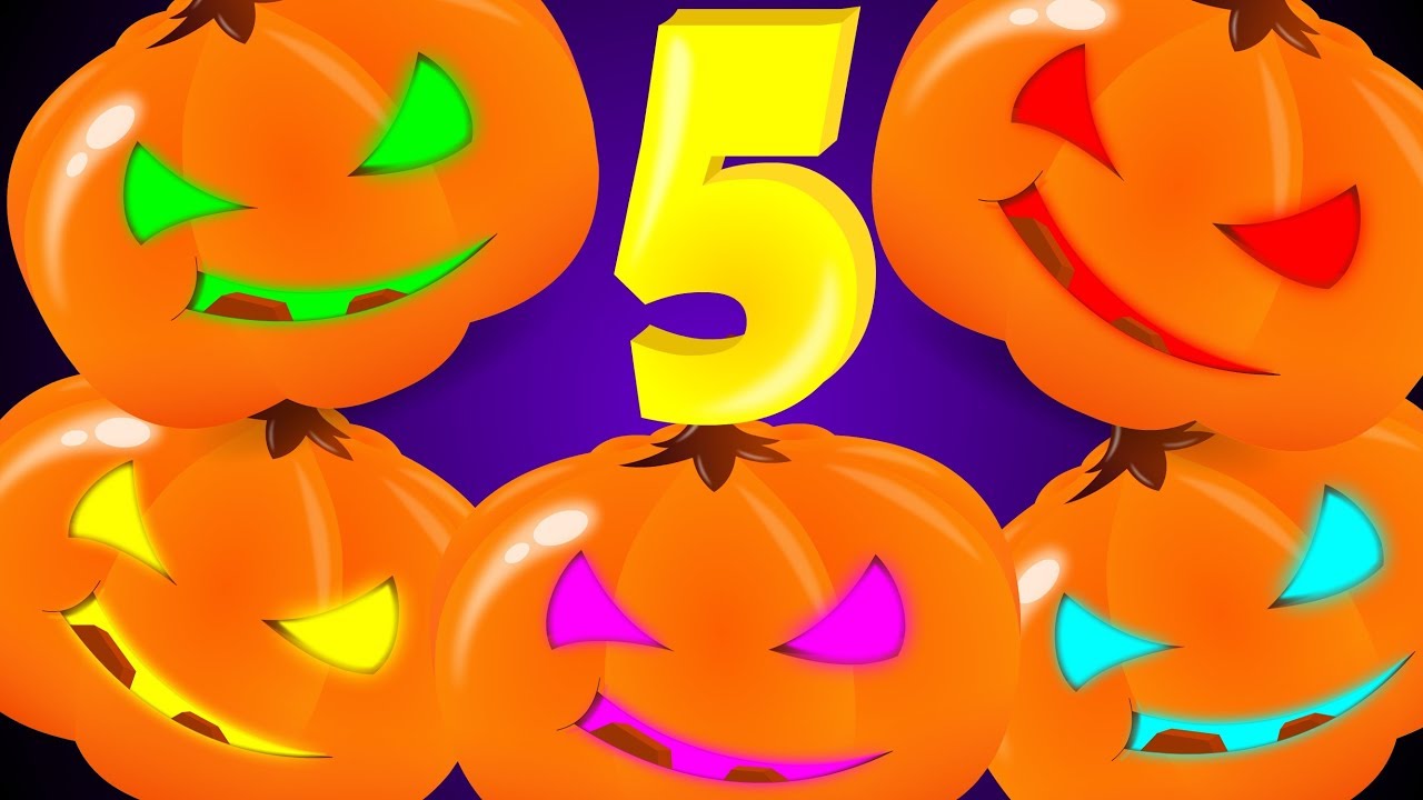 Five Little Pumpkins | Scary Rhymes For Children | Happy Halloween ...