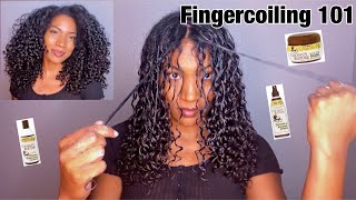 FINGERCOILING 101 | Define Curls WITHOUT a Brush + GIVEAWAY | Pgeeeeee
