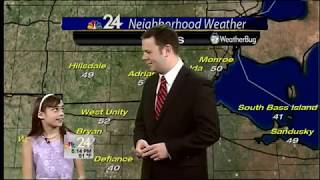McKenna Freeborn - NBC 24 Weather Kid - March 11 5 p.m.