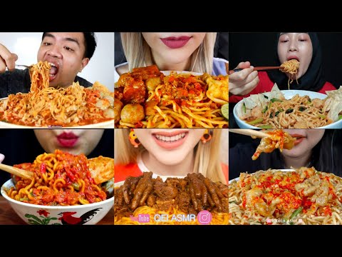 MANTAP GADA LAWAN ‼️️MUKBANG MIE AYAM PEDAS (Kompilasi Mukbang ASMR)