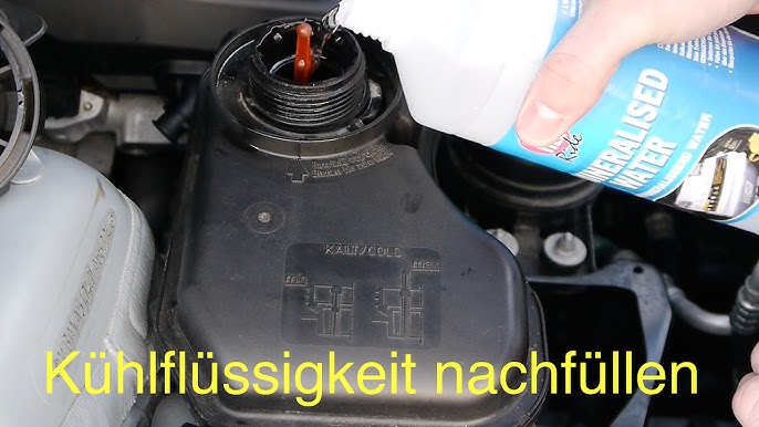 Kühlmittel Nachfüllen ✓ TOP ANLEITUNG: Wie Kühlwasser, Kühlflüssigkeit &  Kühlerfrostschutz Prüfen??? 