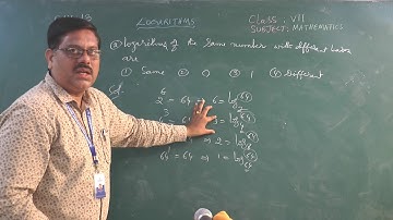 NARAYANA SCHOOLS OLYMPIAD VII MATHS LOGARITHMS-1
