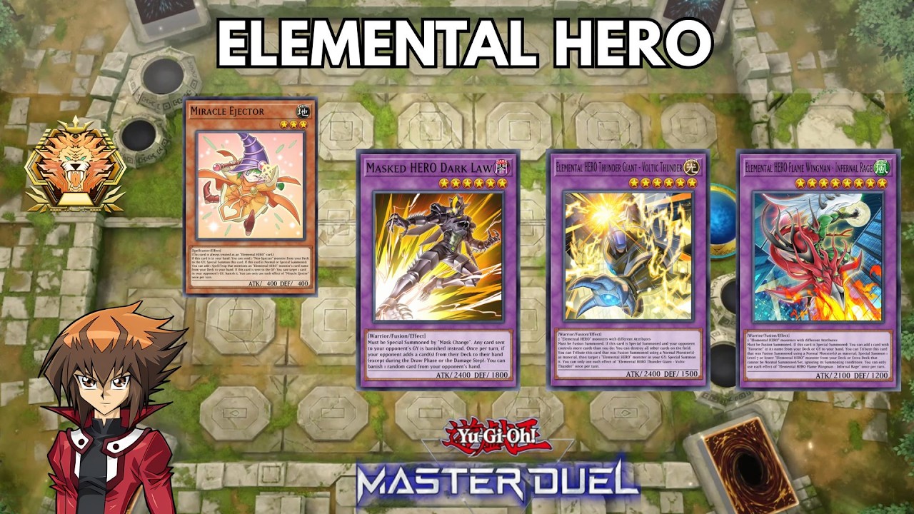 BEST Pure Elemental Hero & Masked HERO Deck! - Crushing META! | Yu-Gi-Oh  Master Duel